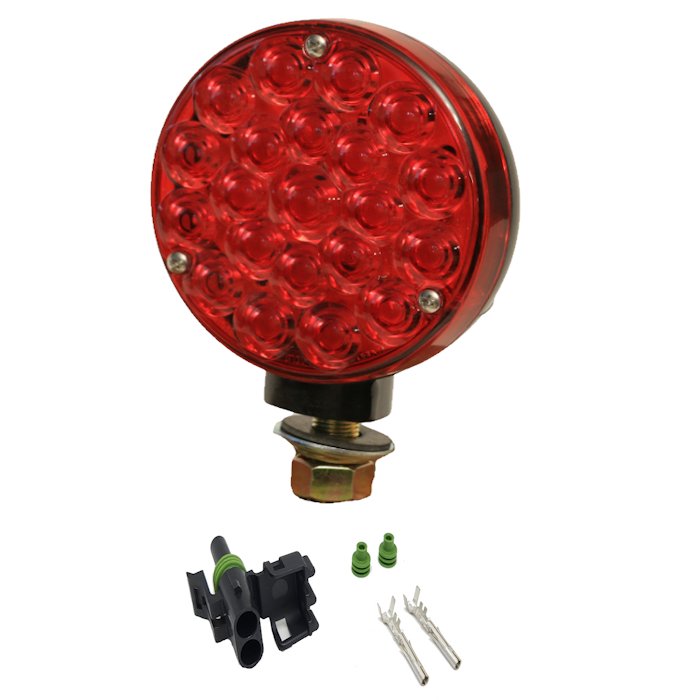 ML6320 - Single Sided Pedestal Light - Red LED - Magna-Lite Ltd