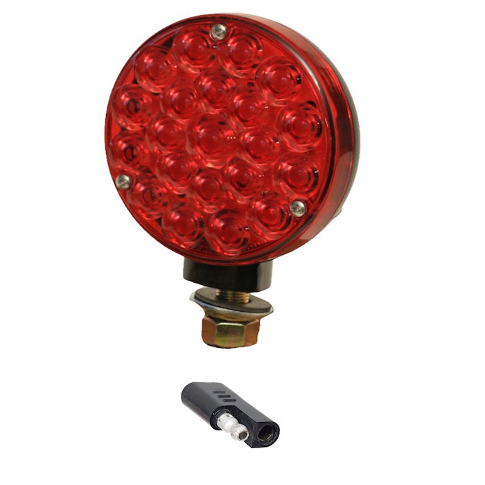 ML6320 - Single Sided Pedestal Light - Red LED - Magna-Lite Ltd