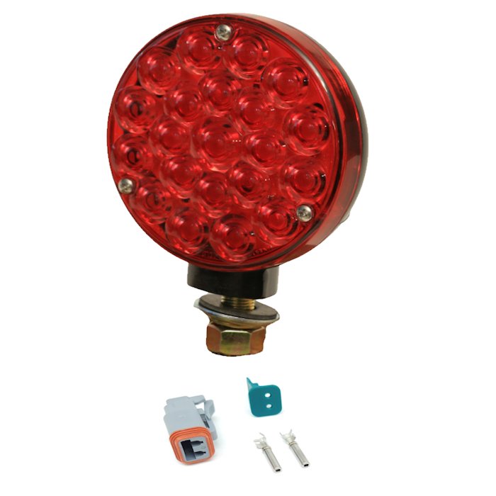 ML6320 - Single Sided Pedestal Light - Red LED - Magna-Lite Ltd