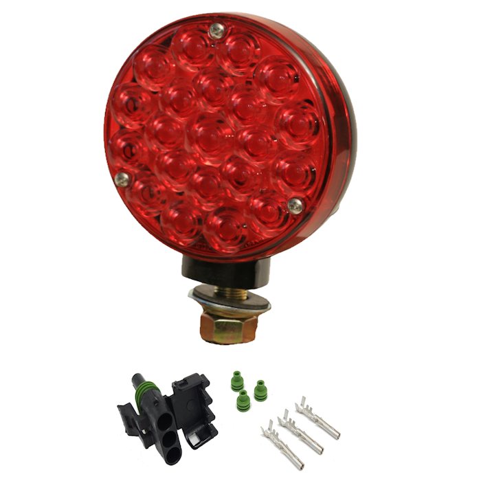 ML6320 - Single Sided Pedestal Light - Red LED - Magna-Lite Ltd