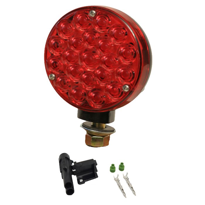 ML6320 - Single Sided Pedestal Light - Red LED - Magna-Lite Ltd