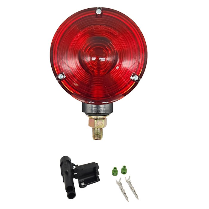 Red Incandescent Pedestal Tail Light - Magna-Lite Ltd