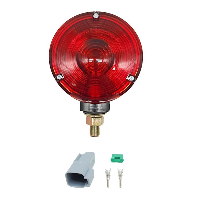 Red Incandescent Pedestal Tail Light - Magna-Lite Ltd