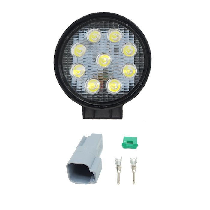 Round work light - 9 LED Light - Magna-Lite Ltd