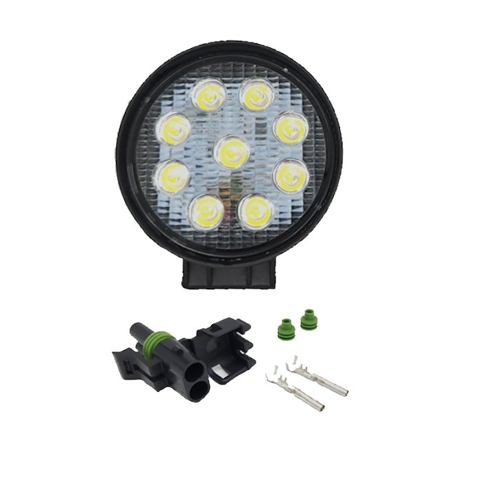 Round work light - 9 LED Light - Magna-Lite Ltd