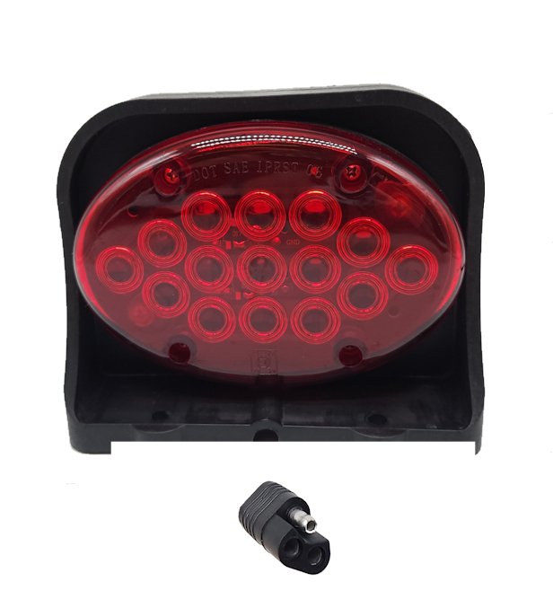 Single Ag Lamp Red/Black - Magna-Lite Ltd