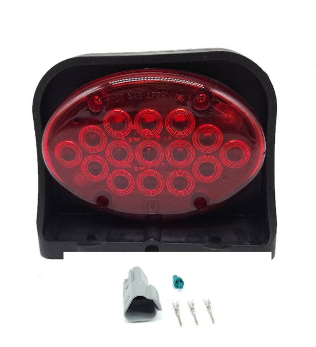 Single Ag Lamp Red/Black - Magna-Lite Ltd